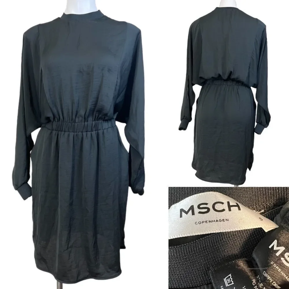 MSCH small mock neck long sleeve dress‎